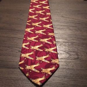 Steve Harris Handmade artsy Airplane Tie